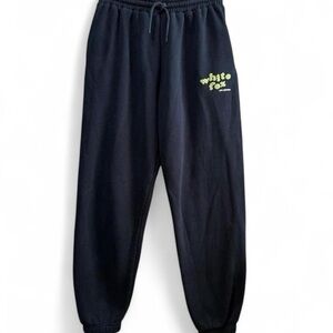 White Fox Navy Sweatpants Size Large